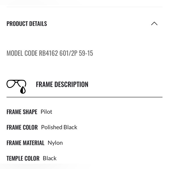 Ray-Ban - Pilot Style Polarized Sunglasses. Brand new, never worn. - Picture 10 of 11